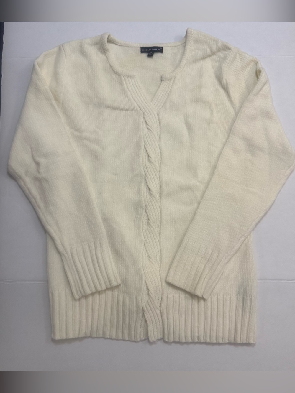 Ivory Knit blouse - Picture 1 of 7